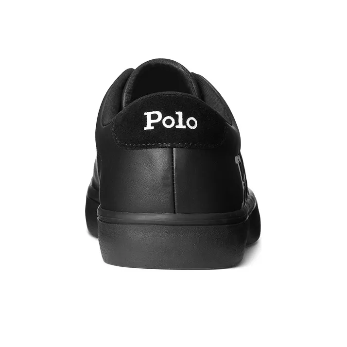 Polo Ralph Lauren Longwood Skateboard Shoes Men's Black White-3