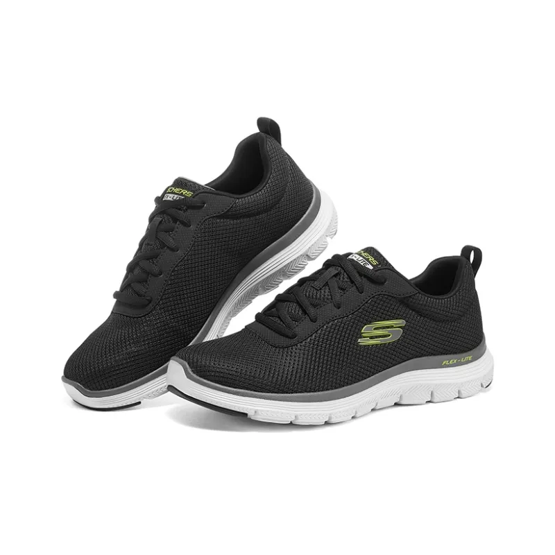 Skechers Flex Advantage 4.0 Cushioning Anti Slip And Wear Resistant Low Top Casual Shoes Men's Black-3