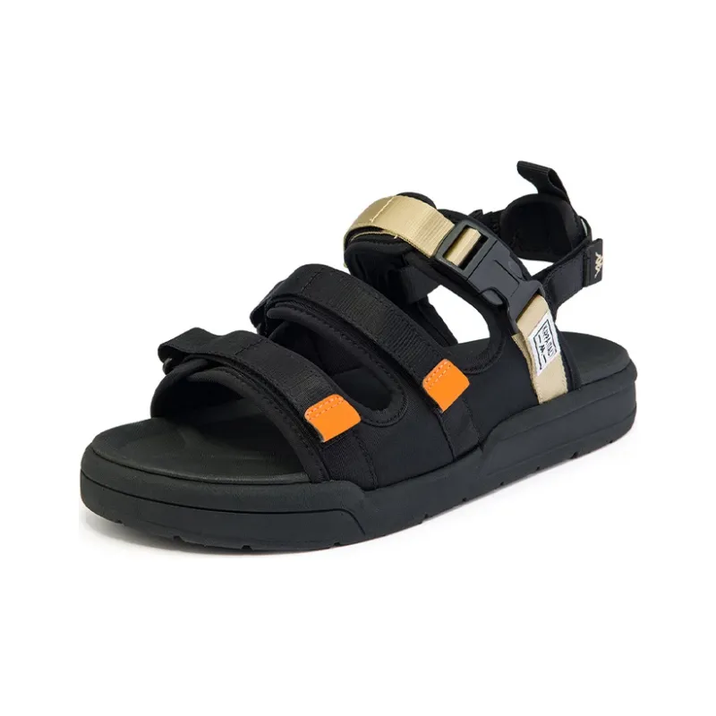 Kappa Beach Sandals Unisex Black-1