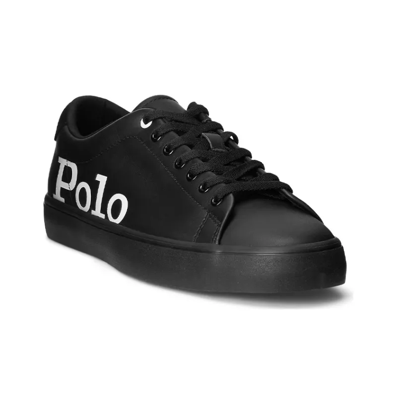 Polo Ralph Lauren Longwood Skateboard Shoes Men's Black White-1