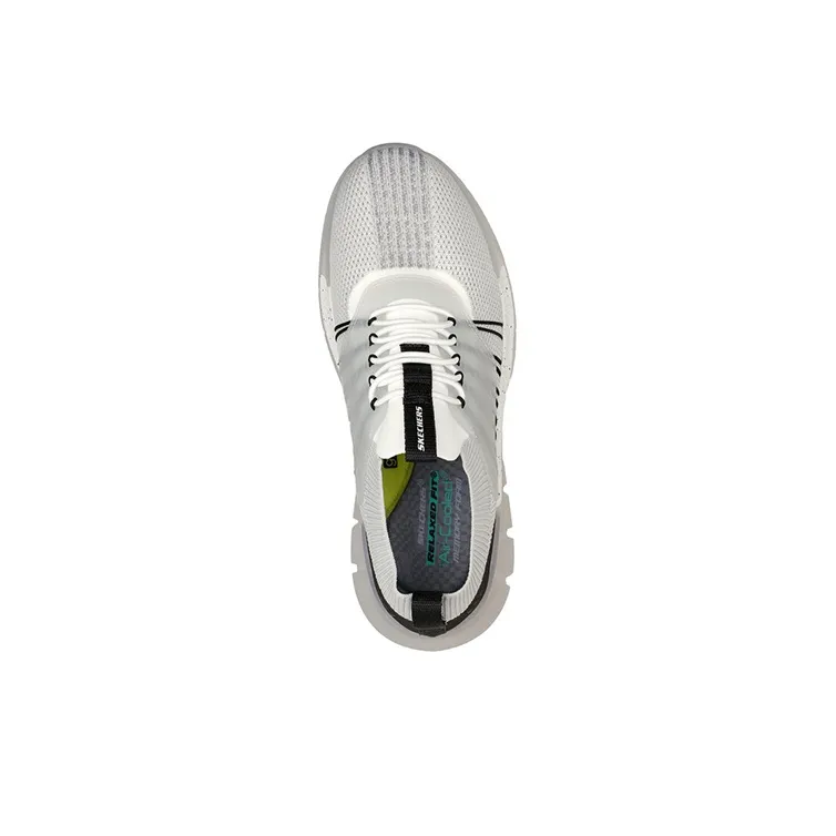Skechers Relaxed Fit Casual Shoes Men Low Top Light Gray-2