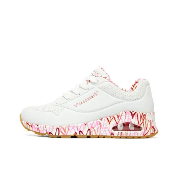 Skechers Uno Loving Love X James Goldcrown 'White Red Pink' Women's