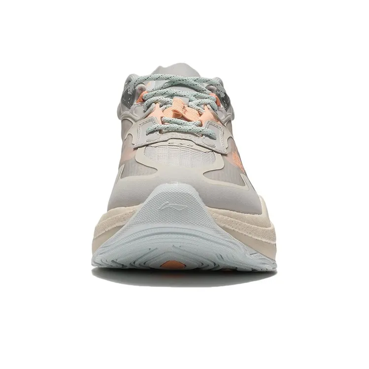 LiNing Beyond Infinity Low Top Sports Casual Shoes Women's Gray White-4