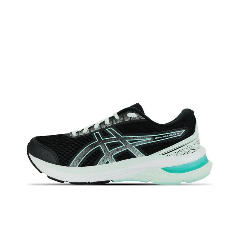 Asics Gel-Shogun 4 Anti-Slip Wear-Resistant Low-Top Running Shoes Women's Black Green-0