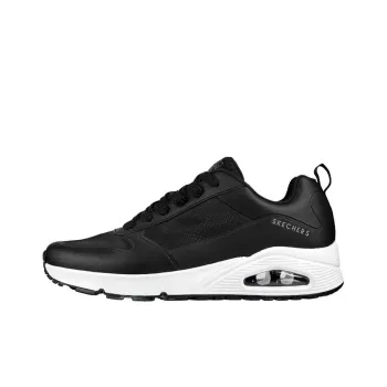 Skechers Uno Sol Cushioning Wear Resistant Low Top Casual Shoes Men's Black