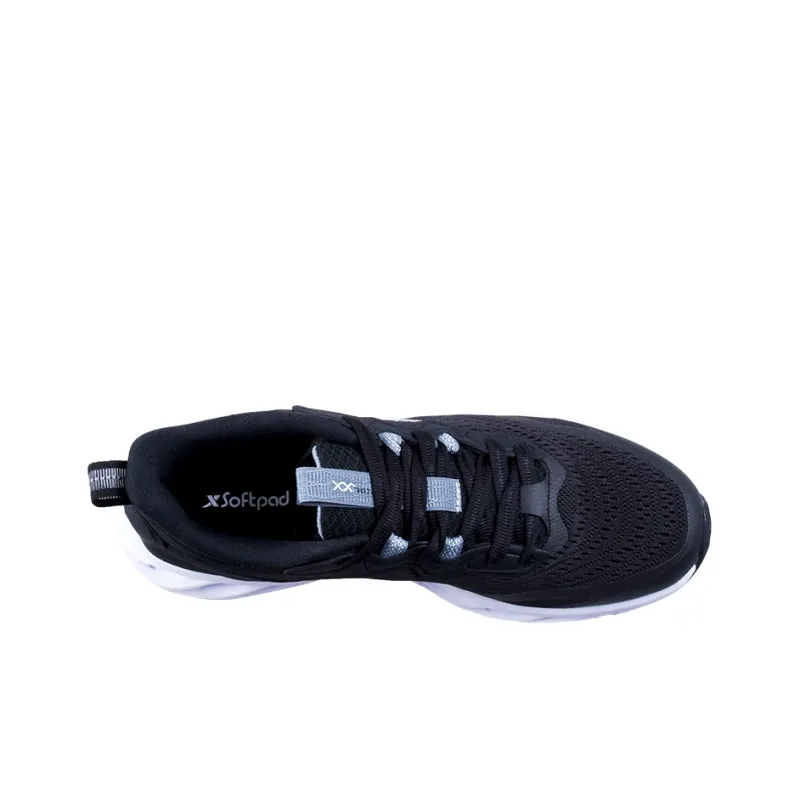 XTEP Cushioning, Breathable, Lightweight Low Top Running Shoes Men's Black White-2