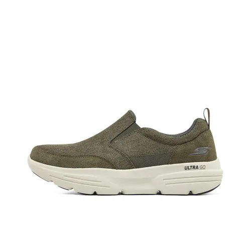 Skechers Go Walk Outdoor Casual Shoes Men Low-Top Khaki