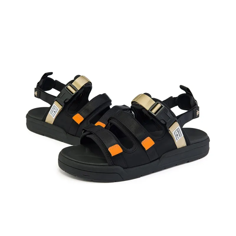 Kappa Beach Sandals Unisex Black-3
