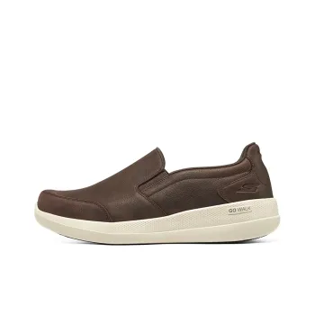 Skechers GO WALK Stability Cushioning Anti-Slip And Wear-Resistant Low-Top Casual Shoes Men's Chocolate