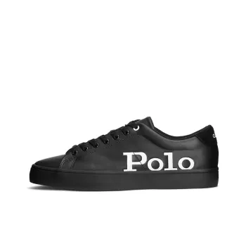 Polo Ralph Lauren Longwood Skateboard Shoes Men's Black White