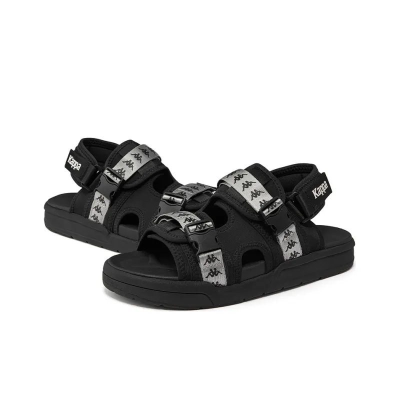 Kappa Beach Sandals Unisex Black-3