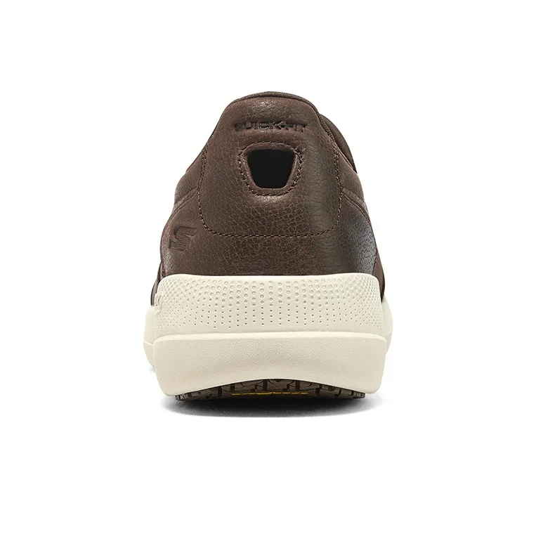 Skechers GO WALK Stability Cushioning Anti-Slip And Wear-Resistant Low-Top Casual Shoes Men's Chocolate-4