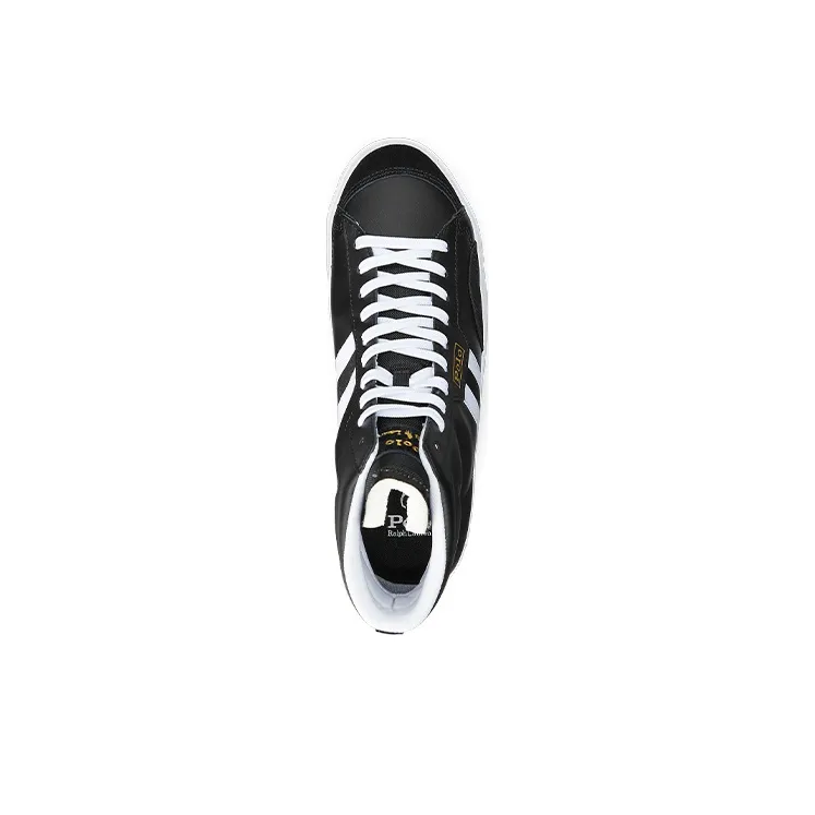 Polo Ralph Lauren Gervin Mid-Top Skateboard Shoes Men's Black-3