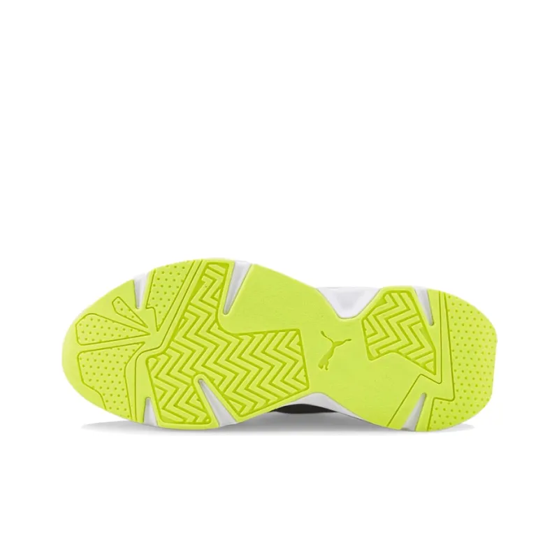 PUMA Cassia Cushioned Wear-Resistant Lightweight Low-Top Casual Shoes Women's Black Green-4