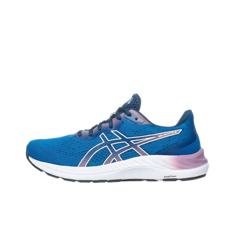 Asics Gel-Excite 8 Running Shoes Women's Low-Top Blue/White-0