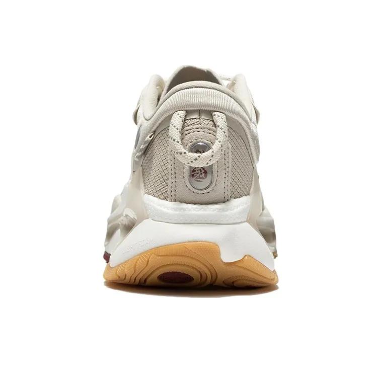 LiNing Casual Shoes Men Low Top Oat Gray/Ecru-5