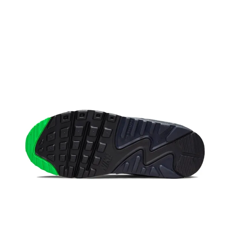 Nike Air Max 90 Leather Se 'Black Scream Green' Gs-5