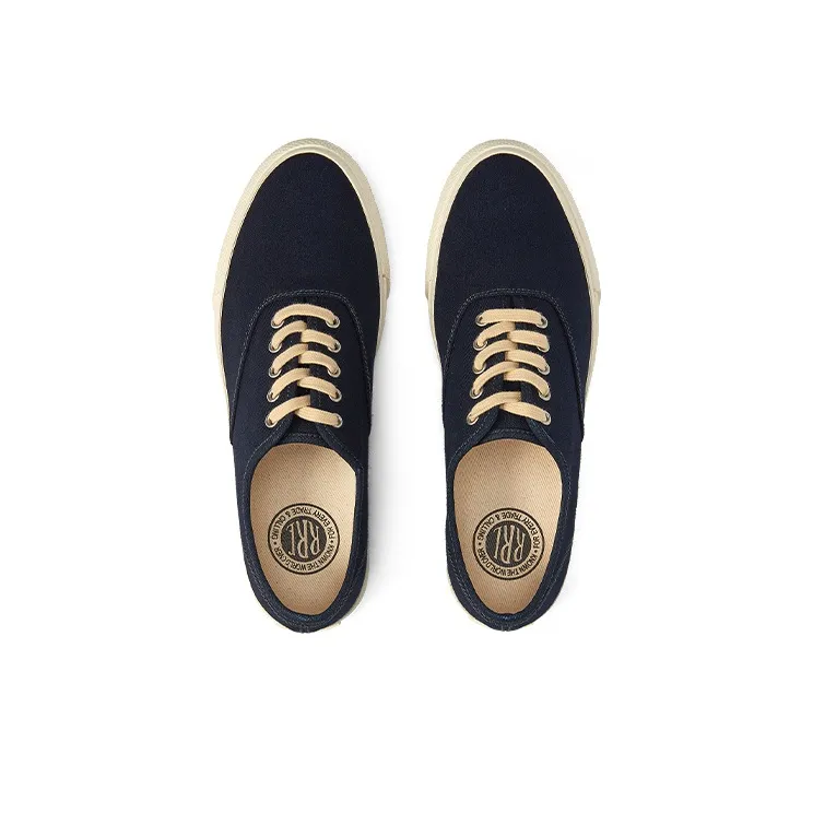 Polo Ralph Lauren Canvas New Norfolk Low-Top Skateboard Shoes Men's Dark Blue-3