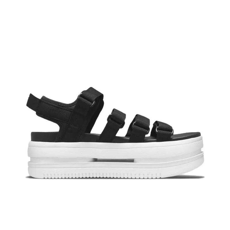 Nike Icon Classic Sandal 'Black White' Women's-1