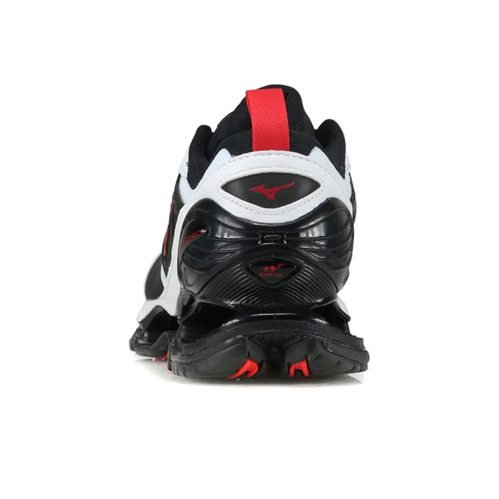 Mizuno Pro Running Shoes Men Low Top Black/White/Red-3