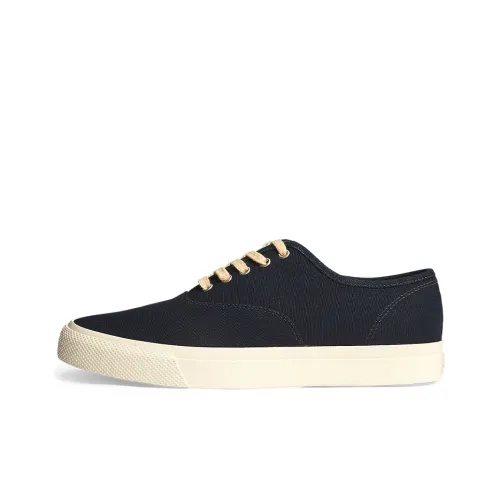 Polo Ralph Lauren Canvas Shoes Men Low-Top Dark Blue