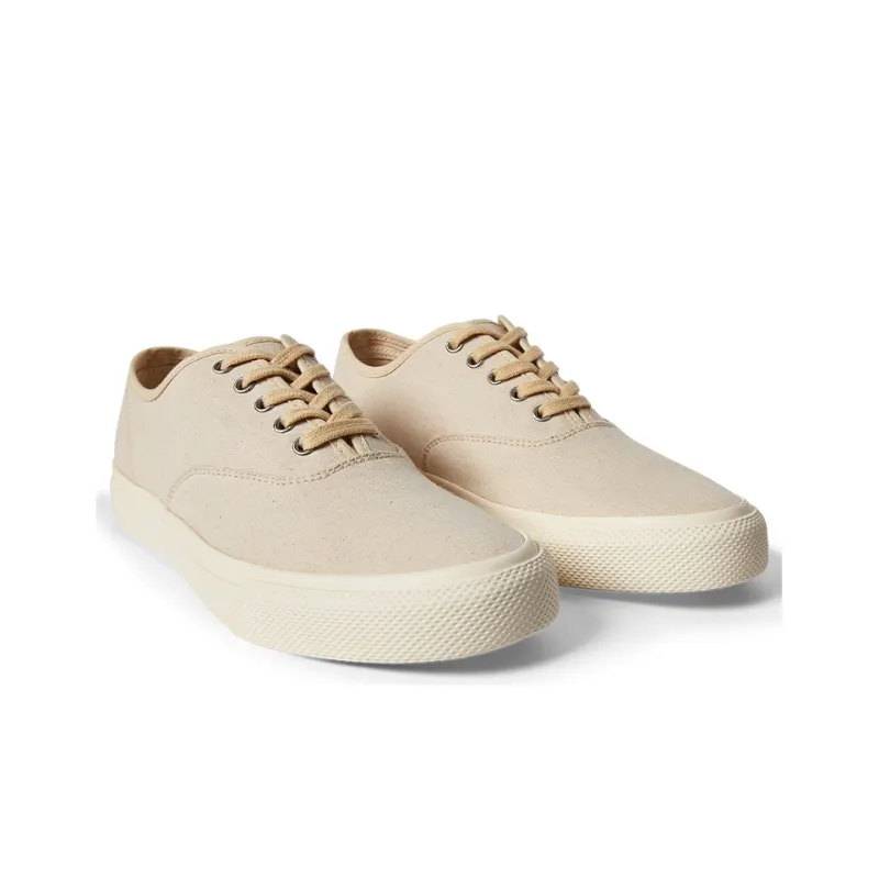 Polo Ralph Lauren Canvas New Norfolk Low-Top Skateboard Shoes Men's Beige-2
