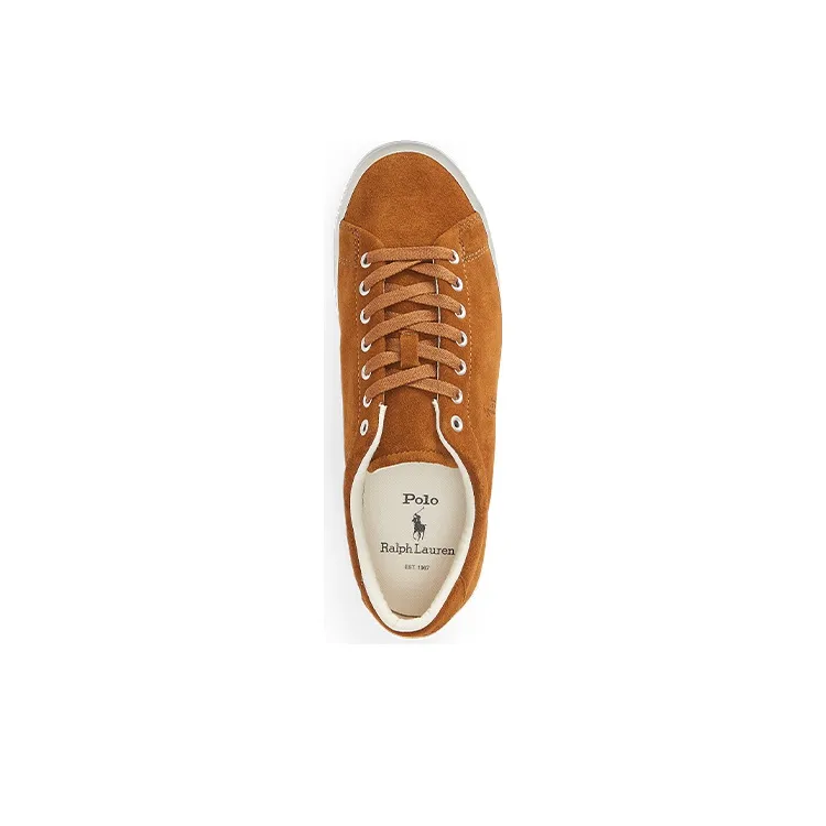 Polo Ralph Lauren Longwood Low-Top Skateboard Shoes Men's Brown-4