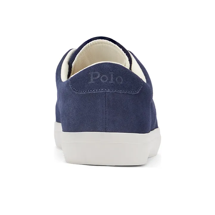 Polo Ralph Lauren Longwood Low-Top Skateboard Shoes Men's Denim Blue-3