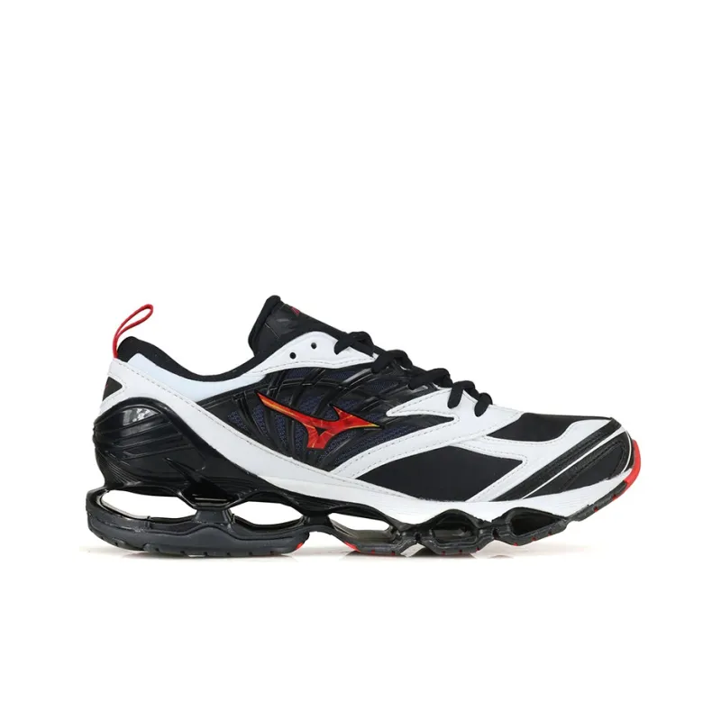 Mizuno Pro Running Shoes Men Low Top Black/White/Red-1