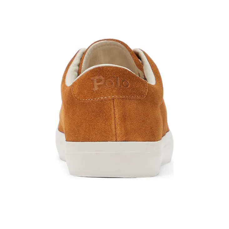 Polo Ralph Lauren Longwood Low-Top Skateboard Shoes Men's Brown-3