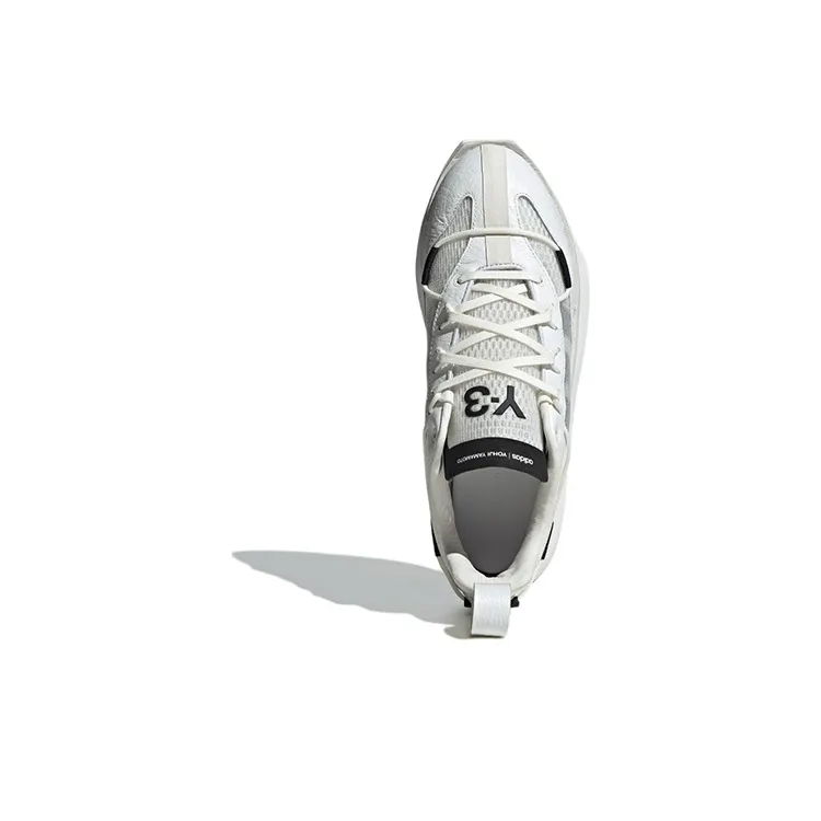 Adidas Y 3 Shiku Run Core White Black Orbit Grey-4