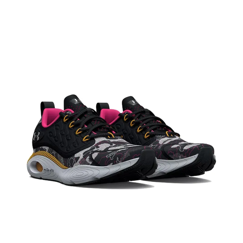 Under Armour Hovr Revenant Camo Sport Shoes 'Black Grey'-2