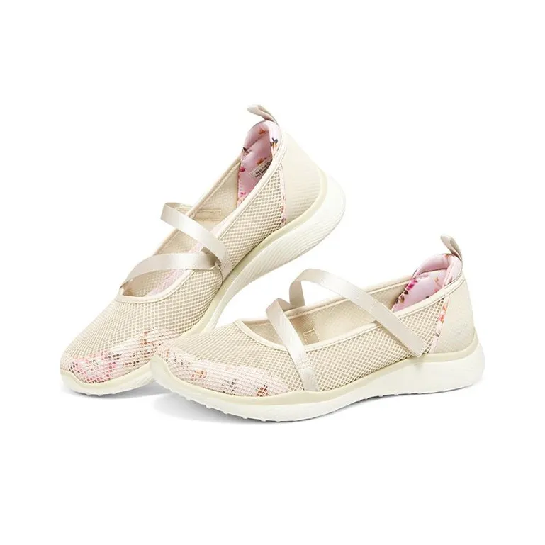 Skechers Microburst 2.0 Cushioning Anti-Slip And Wear-Resistant Low-Top Casual Shoes Women's Beige-2