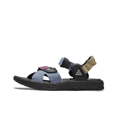 Nike ACG Deschutz Beach Sandals Men Black/Blue/Purple/Yellow