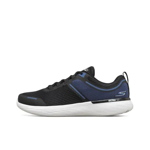 Skechers Go Run 400 V2 Running Shoes Men Low-Top Black Blue