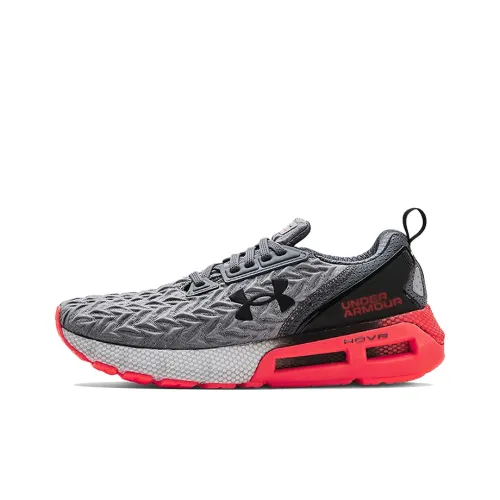 Under Armour HOVR Mega 2 Running Shoes Men Low-Top Gray/Red