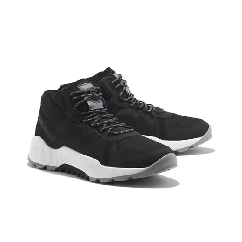Timberland Solar Wave Hiking / Trekking Shoes Men Mid-Top Black-2