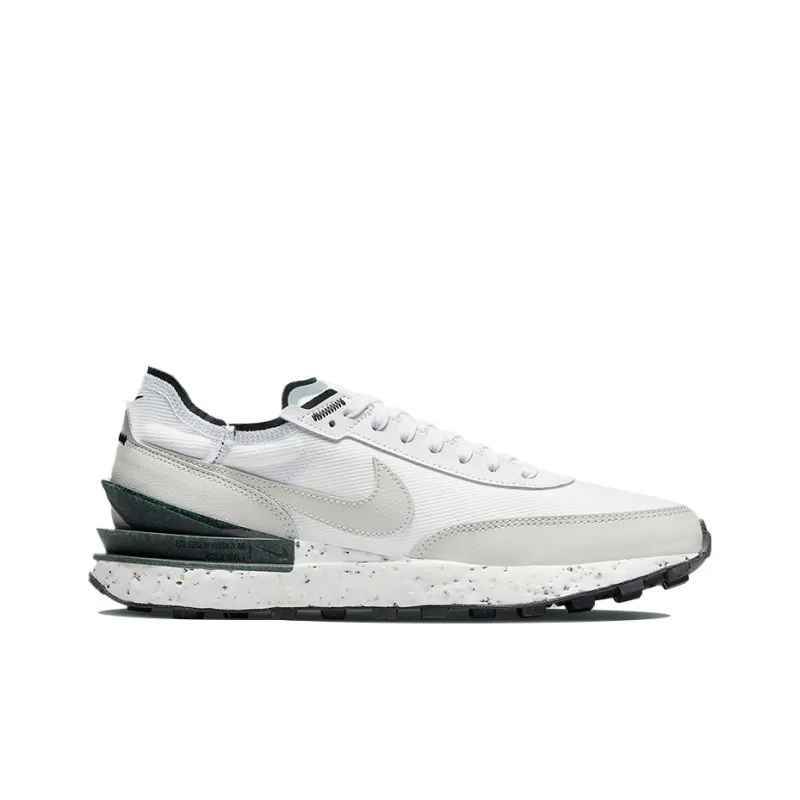 Nike Waffle One Crater White Grey Black-1