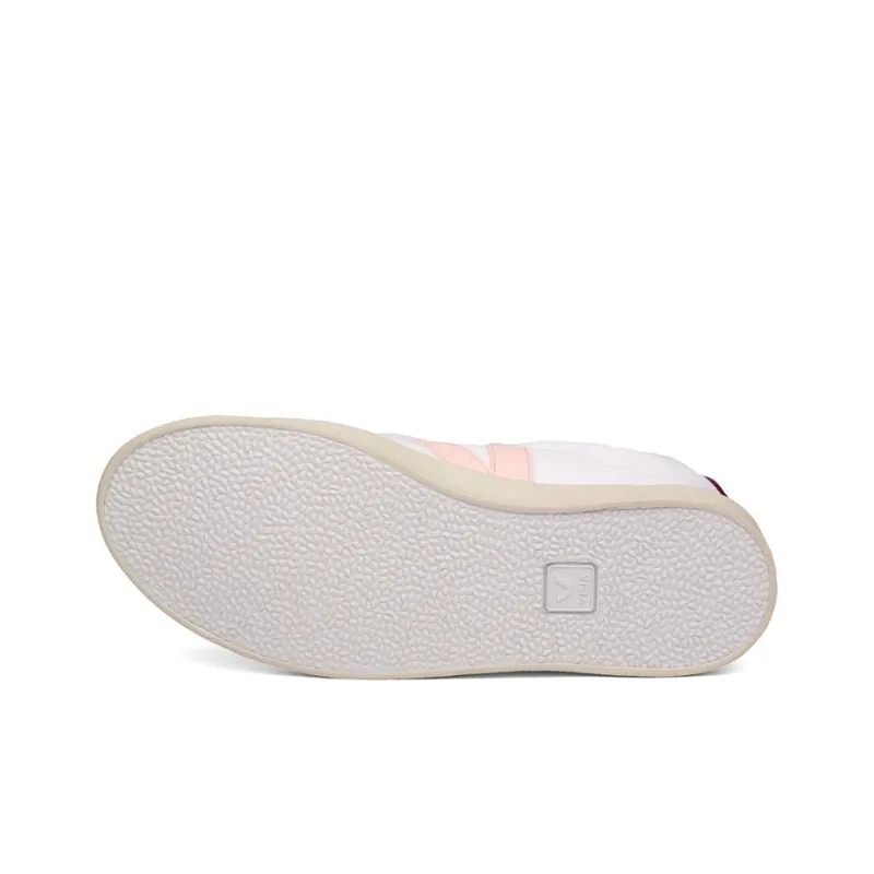 VEJA Esplar Canvas Shoes Unisex Low-Top White/Pink/Purple-4