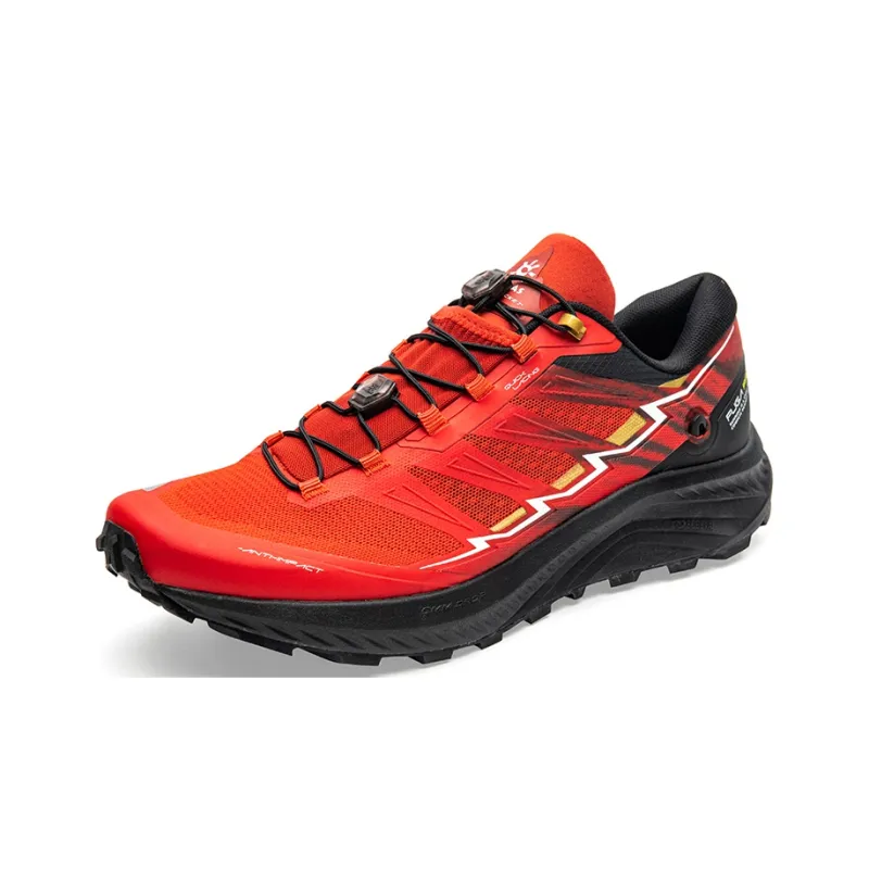 KAILAS FUGA Running Shoes Women's Low Top Flame Red/Ink Black-1