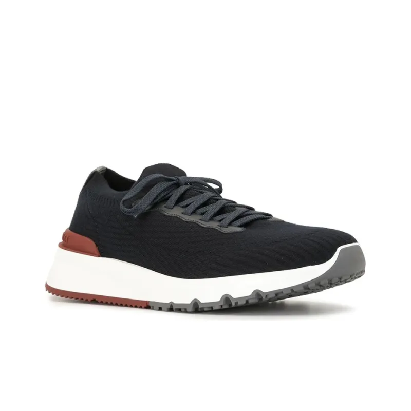 Brunello Cucinelli Lace up Mesh Sneakers-1