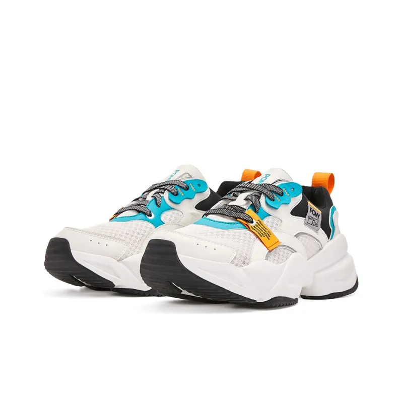 PONY NS501 Low Top Casual Shoes Unisex White Green-2