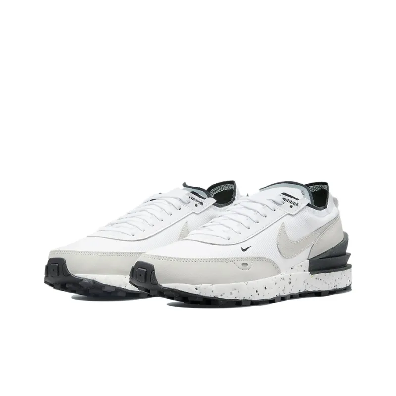 Nike Waffle One Crater White Grey Black-2