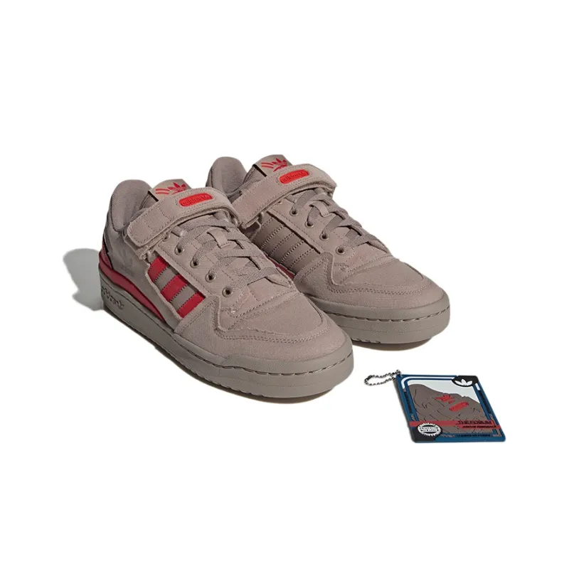 Adidas Originals Forum Low 'Light Graypink Red'-2