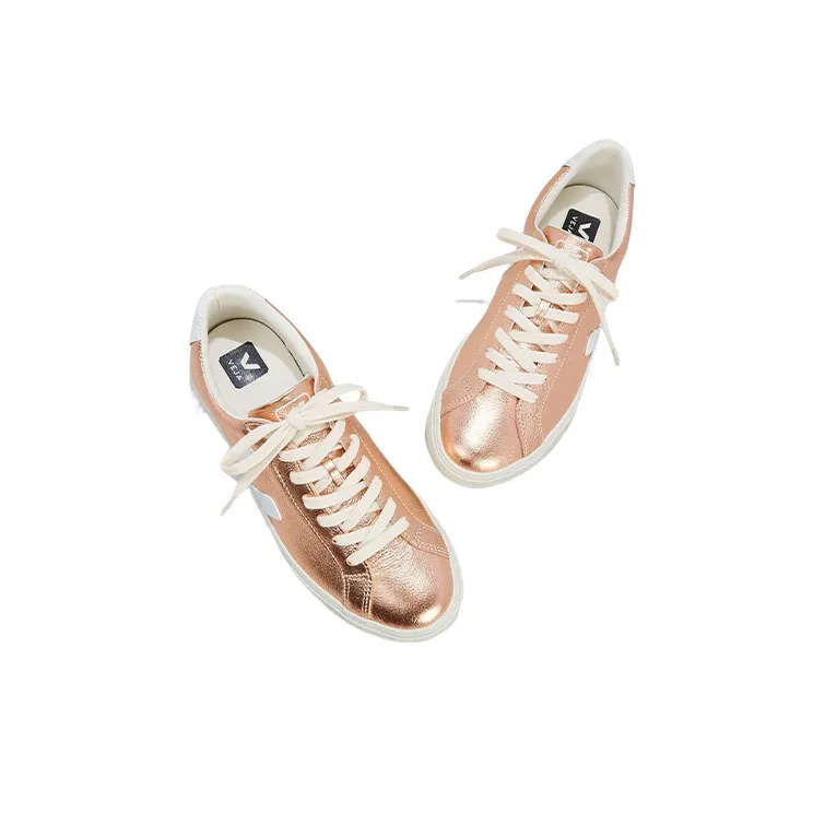 VEJA Esplar Stylish Skateboarding Shoes Women's Rose Gold-2