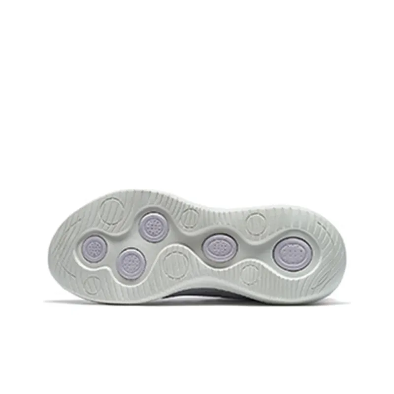 XTEP Soft Cube Cushioned Anti Slip Wear Resistant Breathable Lightweight Low Top Running Shoes Women's Light Purple-4