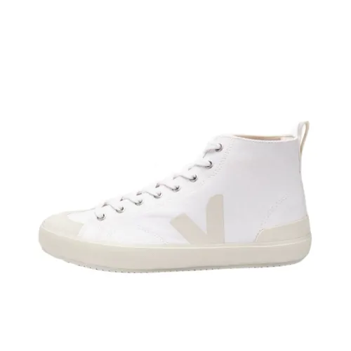 VEJA Nova Canvas Shoes Unisex High-Top White