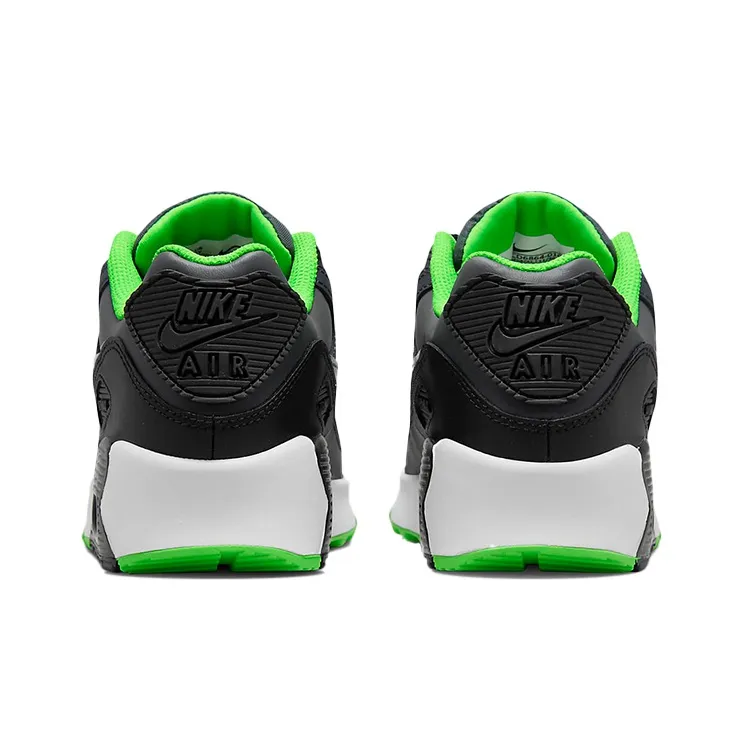 Nike Air Max 90 Leather 'Black Dark Smoke Grey' GS-4