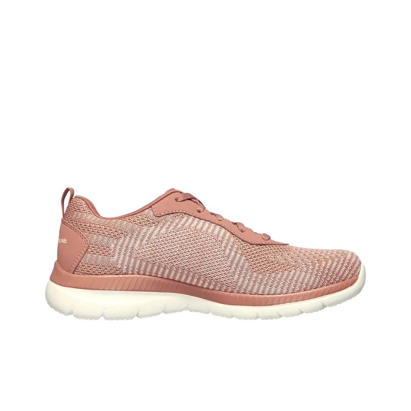 Skechers Bountiful Cushioning, Slip Resistant, And Abrasion Resistant Low Top Casual Shoes Women's Pink-1