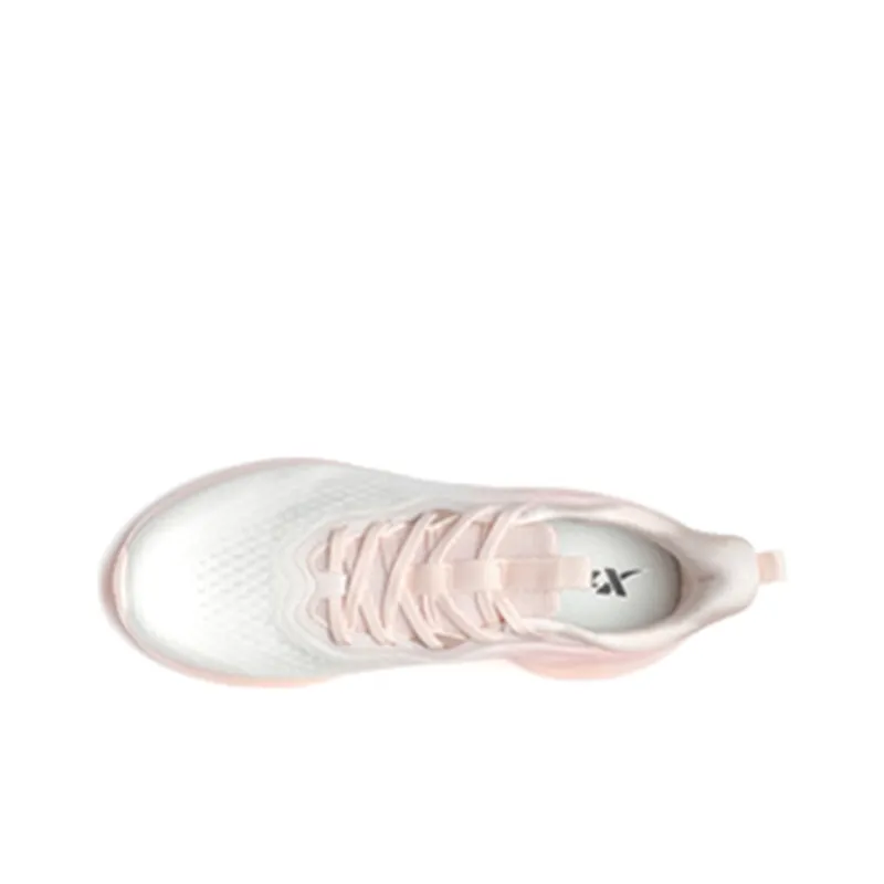 XTEP Cushioning Anti Slip And Wear Resistant Breathable Rebound Low Top Running Shoes Women's Pink White-2